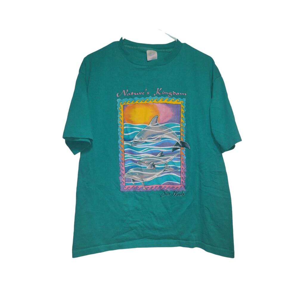 Sea World Nature's Kingdom Shirt Size Large